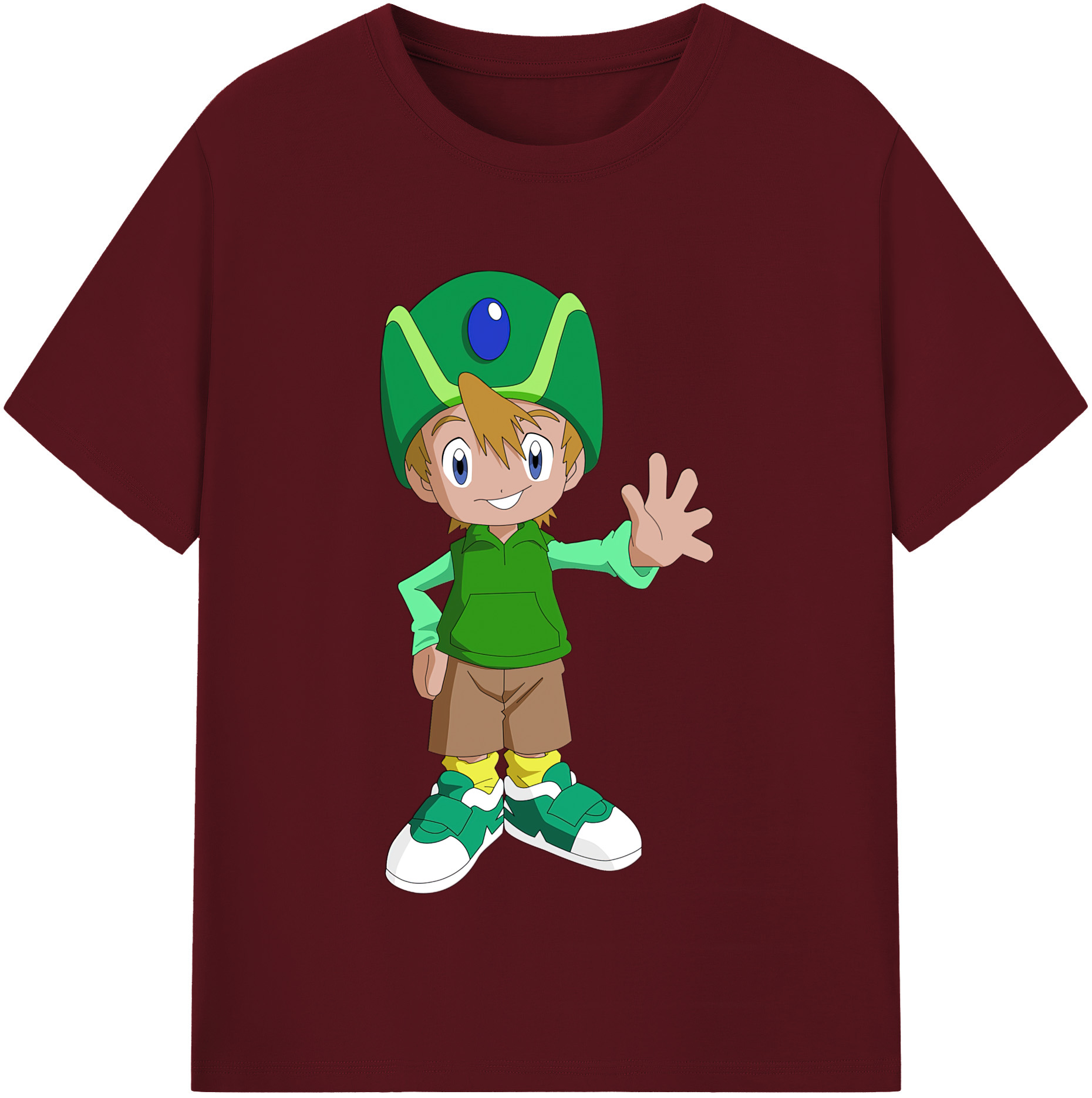 （画像用） Digimon デジタルモンスター/デジモン 綿100％半袖Tシャツ（フロントプリント）